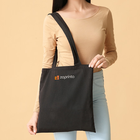 Borsa tote nera personalizzata - | Zaprinta Italia Borsa tote nera personalizzata - | Zaprinta Italia