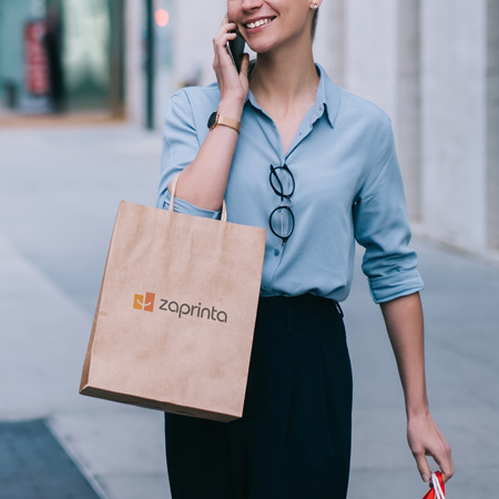 Sacchetto di carta personalizzato - | Zaprinta Italia Sacchetto di carta personalizzato - | Zaprinta Italia